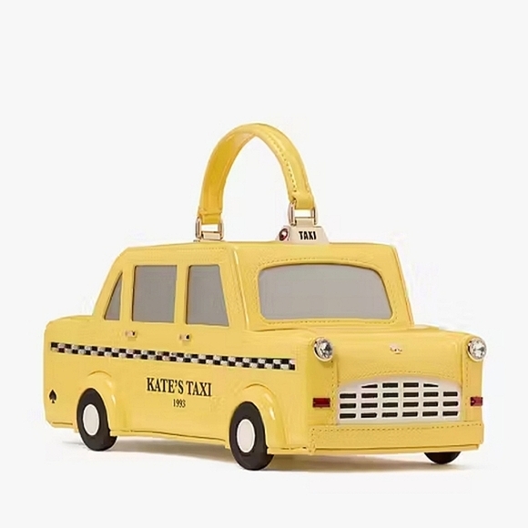 kate spade Handbags - Kate Spade Yellow Taxi Leather Novelty Bag